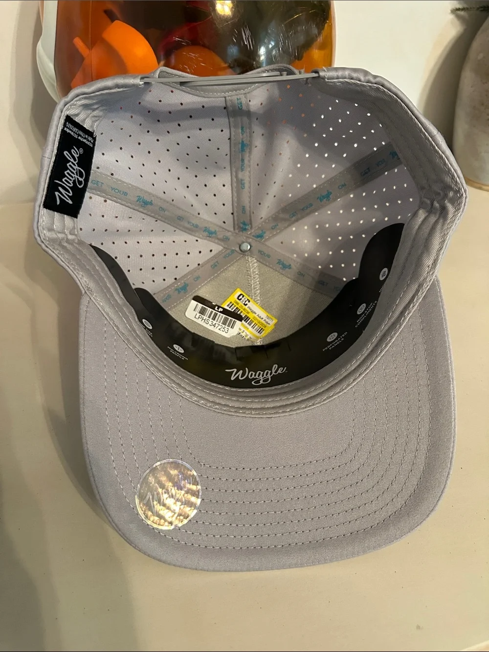 Waggle Flamingo Grey SnapBack Hat- NEW!! Golf